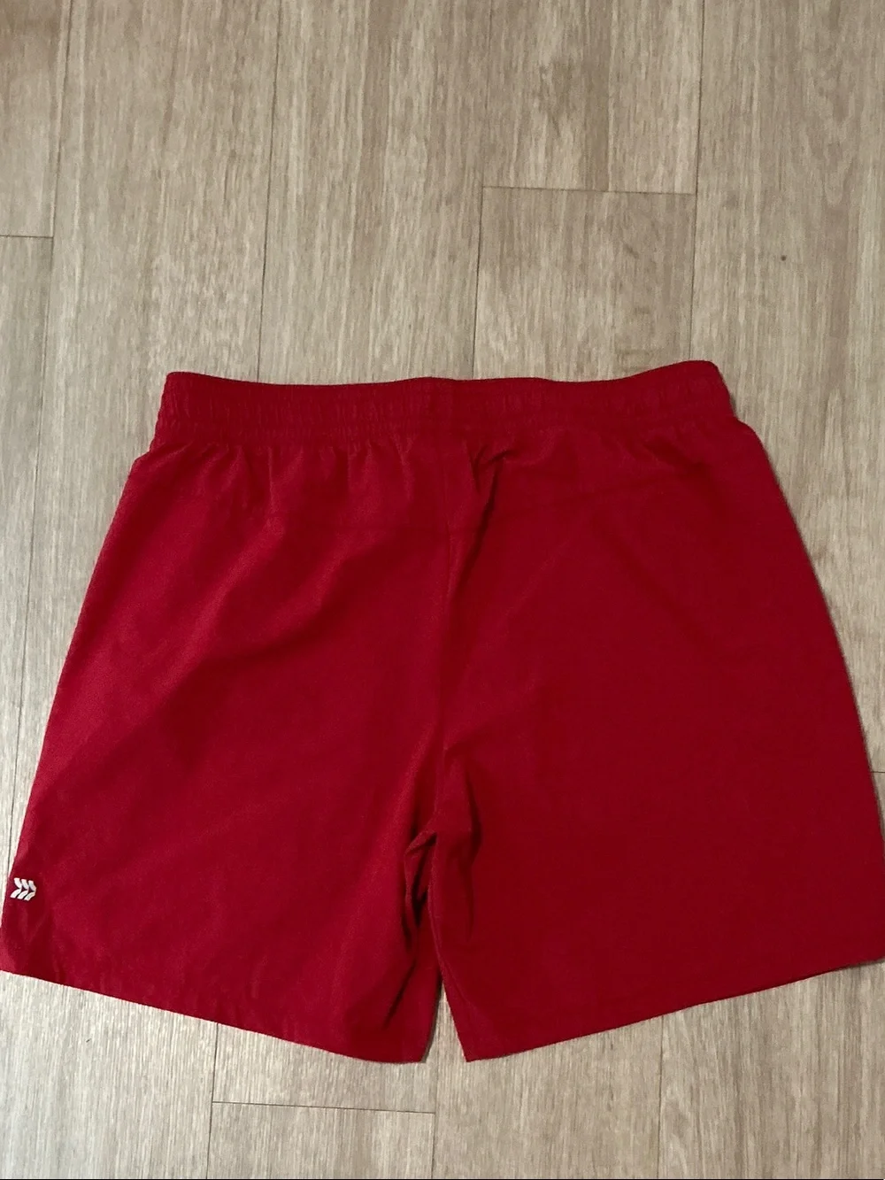 all in motion Red Men's Athletic Shorts with Zip Pockets